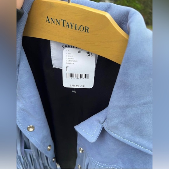 FREE PEOPLE FRINGE JACKET SZ L NWT - Picture 2 of 4